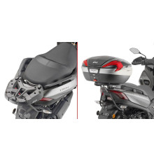Givi, Стелаж для центрального кофра, без плити, YAMAHA X-Max 125/TriciЗАДНІ300/X-Max 300 (2017-2020), чорний
