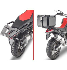 Givi, Стелаж для центрального кофра, без плити, для Aprilia Tuareg 660, 2021-2022, чорний