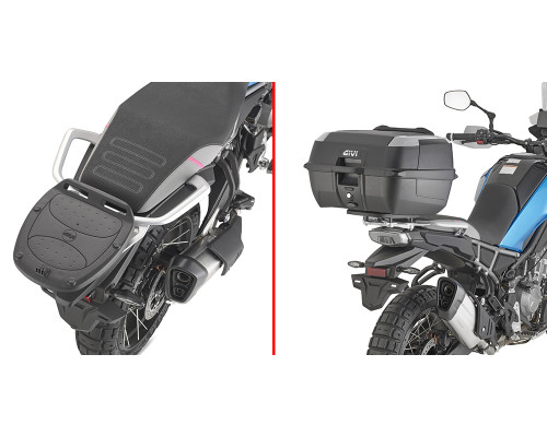 Givi CFMoto 300 NK/450 MT Стелаж для центрального кофра Без плити Чорний