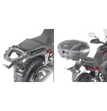 Givi, Стелаж для центрального кофра без плити, HONDA NX 500/CB 500 X, чорний