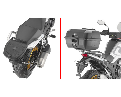 Givi Kove 510X Стійка для центрального кофра Без плити Чорний