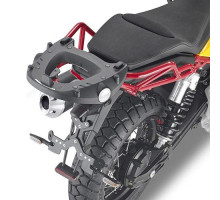 Givi, Стелаж для центрального кофра, без плити, для Moto Guzzi V85 TT, 2019-2022, чорний