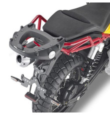 Givi, Стелаж для центрального кофра, без плити, для Moto Guzzi V85 TT, 2019-2022, чорний