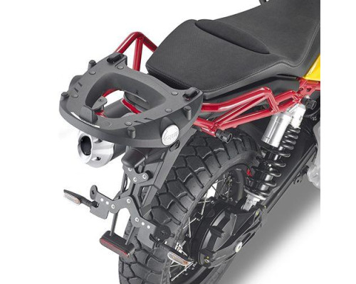 Givi, Стелаж для центрального кофра, без плити, для Moto Guzzi V85 TT, 2019-2022, чорний