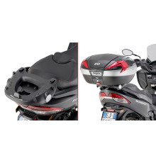 Givi, Стелаж для центрального кофра, для Suzuki Burgman 400, 2006-2017, чорний