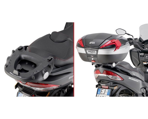 Givi, Стелаж для центрального кофра, для Suzuki Burgman 400, 2006-2017, чорний