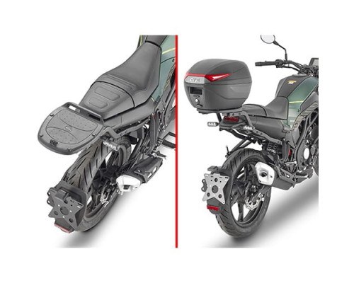 Givi, Стелаж kufra центрального Monolock, для Benelli Leoncino 125, без плити, 2022, чорний