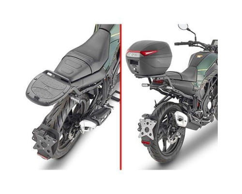 Givi, Стелаж kufra центрального Monolock, для Benelli Leoncino 125, без плити, 2022, чорний