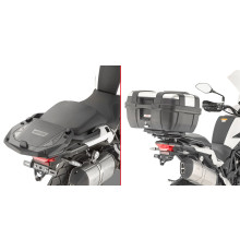 Givi TRK502 X Стійка для центрального кофра Monolock (без плити) Чорний