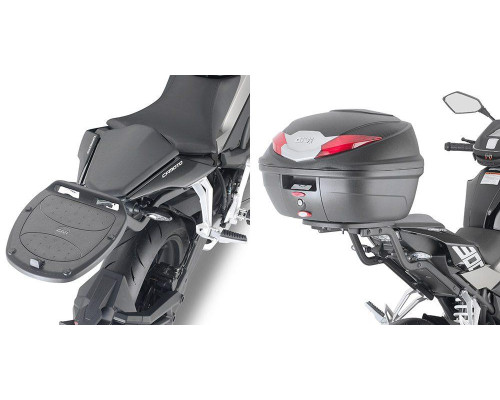 Givi, Стелаж kufra центрального Monolock, для CFMoto 300 NK, 2021-2022, чорний
