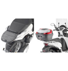Givi, Стелаж kufra центрального Monolock, для HONDA SH Mode 125 (13-15), без плити, чорний