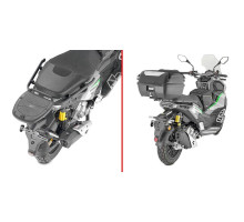 Givi KL Brera X 125-300 Стійка для центрального кофра Monolock Без плити Чорний