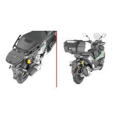 Givi KL Brera X 125-300 Стійка для центрального кофра Monolock Без плити Чорний