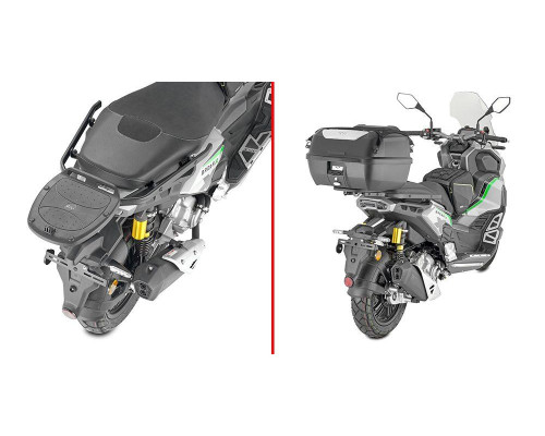 Givi KL Brera X 125-300 Стійка для центрального кофра Monolock Без плити Чорний