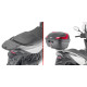 Givi, Стелаж kufra центрального Monolock, для Kymco AgiliЗАДНІ300 R16, 2019-2020, чорний