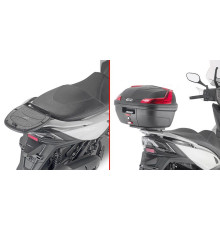 Givi, Стелаж kufra центрального Monolock, для Kymco AgiliЗАДНІ300 R16, 2019-2020, чорний
