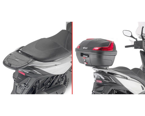 Givi, Стелаж kufra центрального Monolock, для Kymco AgiliЗАДНІ300 R16, 2019-2020, чорний