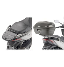 Givi X-Town 125-300 CiЗАДНІСтелаж для центрального кофра Monolock Без плити Чорний