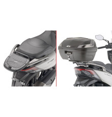 Givi X-Town 125-300 CiЗАДНІСтелаж для центрального кофра Monolock Без плити Чорний