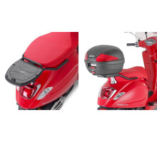 Givi Стелаж для центрального кофра Monolock Piaggio Vespa Primavera 50-125-150 2014-2017 чорний