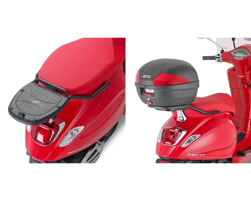 Givi Стелаж для центрального кофра Monolock Piaggio Vespa Primavera 50-125-150 2014-2017 чорний