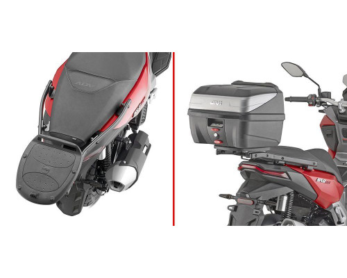 Givi SR1 ADV 125 Стелаж для центрального кофра Monolock Без плити Чорний