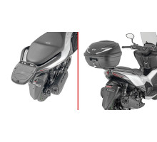 Givi, Стелаж kufra центрального Monolock, для Zontes 350 D, без плити, чорний
