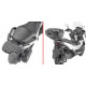 Givi Zontes 350E Стійка для центрального кофра Monolock Без плити Чорний