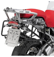 Givi, Стелаж kufra центрального, Алюмінієва Плита Monokey, BMW R 1200 GS, 2007-2012, Чорний