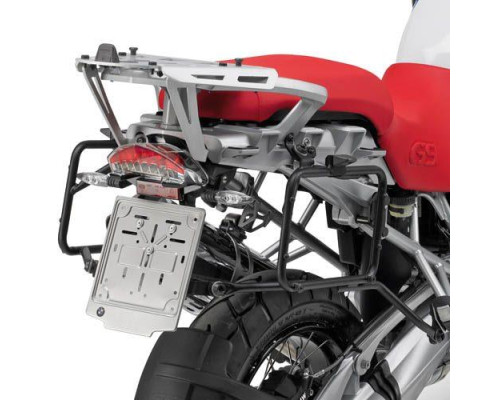 Givi, Стелаж kufra центрального, Алюмінієва Плита Monokey, BMW R 1200 GS, 2007-2012, Чорний