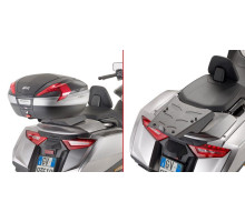 Givi GL1800 Gold Wing 2018-2022 Стелаж для центрального кофра з алюмінієвою пластиною Monokey чорний