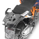 Givi 1290 Super Adventure Стелаж для центрального кофра з алюмінієвою пластиною Monokey KTM 2021 Чорний
