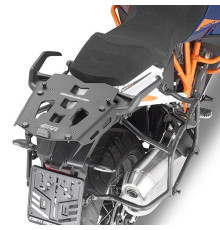Givi 1290 Super Adventure Стелаж для центрального кофра з алюмінієвою пластиною Monokey KTM 2021 Чорний