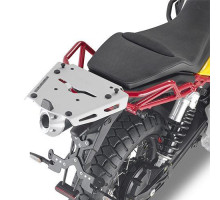Givi V85 TT Стійка для центрального кофра з алюмінієвою пластиною Monokey для Moto Guzzi 2019 Чорний
