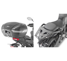 Givi, Стелаж для центрального кофра, алюмінієва плита Monokey, YAMAHA Tracer 9 (2021), сріблястий