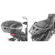 Givi, Стелаж для центрального кофра, алюмінієва плита Monokey, YAMAHA Tracer 9 (2021), сріблястий