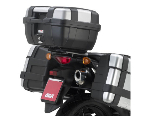 Givi DL 650 V-Strom L2-L3-L4 (11-16) Стелаж для центрального кофра з монокей плитою чорний