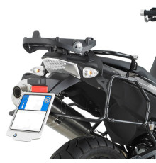 Givi, Стелаж для центрального кофра з монокей пластиною, для BMW F 650 GS / F 800 GS (08-11), чорний