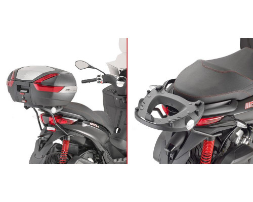 Givi, MP3 Yourban, Стелаж центрального кофра з пластиною Monokey, для Piaggio 125-300, чорний