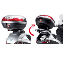 Givi MP3 Стійка для центрального кофра з пластиною Monokey Чорний
