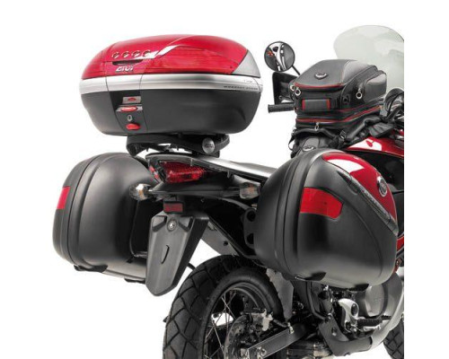 Givi XL 700V Transalp 2008-2013 Стійка для центрального кофра з монокей пластиною Чорний