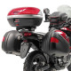Givi XL 700V Transalp 2008-2013 Стійка для центрального кофра з монокей пластиною Чорний