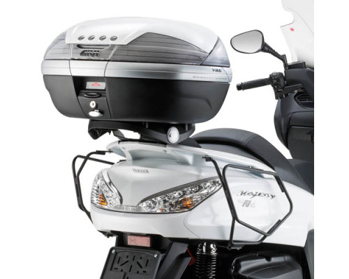 Givi, Стелаж для центрального кофра з пластиною Monokey, для YAMAHA MajesЗАДНІ400 (04-14), чорний