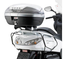 Givi, Стелаж для центрального кофра з пластиною Monokey, для YAMAHA MajesЗАДНІ400 (04-14), чорний