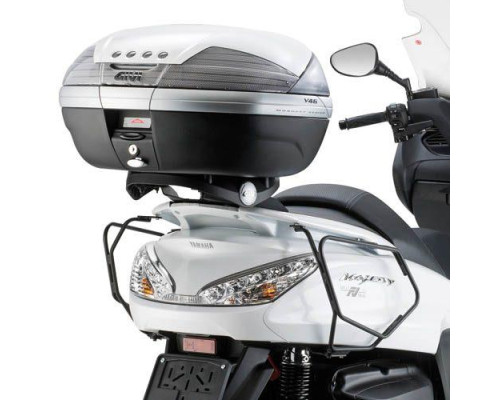 Givi, Стелаж для центрального кофра з пластиною Monokey, для YAMAHA MajesЗАДНІ400 (04-14), чорний