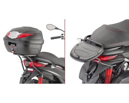 Givi Стелаж kufra центрального Monolock Piaggio MP3 Yourban 125-300 2011-2015 Чорний