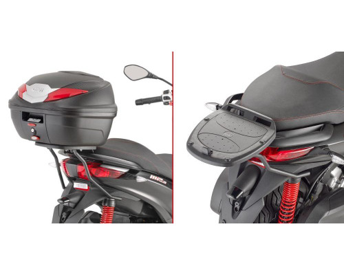 Givi Стелаж kufra центрального Monolock Piaggio MP3 Yourban 125-300 2011-2015 Чорний