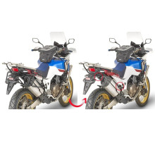 Givi CRF1000L Africa Twin Стелаж Бічні футляри Monokey Чорний