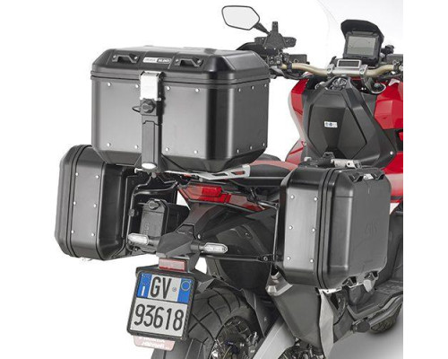 Givi, Monokey, Стелаж для бокових кофрів, HONDA X-ADV 750, 2017, чорний