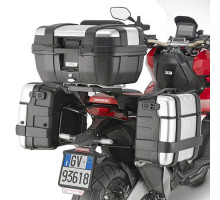 Givi, Стелаж Бічні футляри Monokey, Кронштейн для Бокових Кофрів, HONDA X-ADV 750, 2017, Чорний